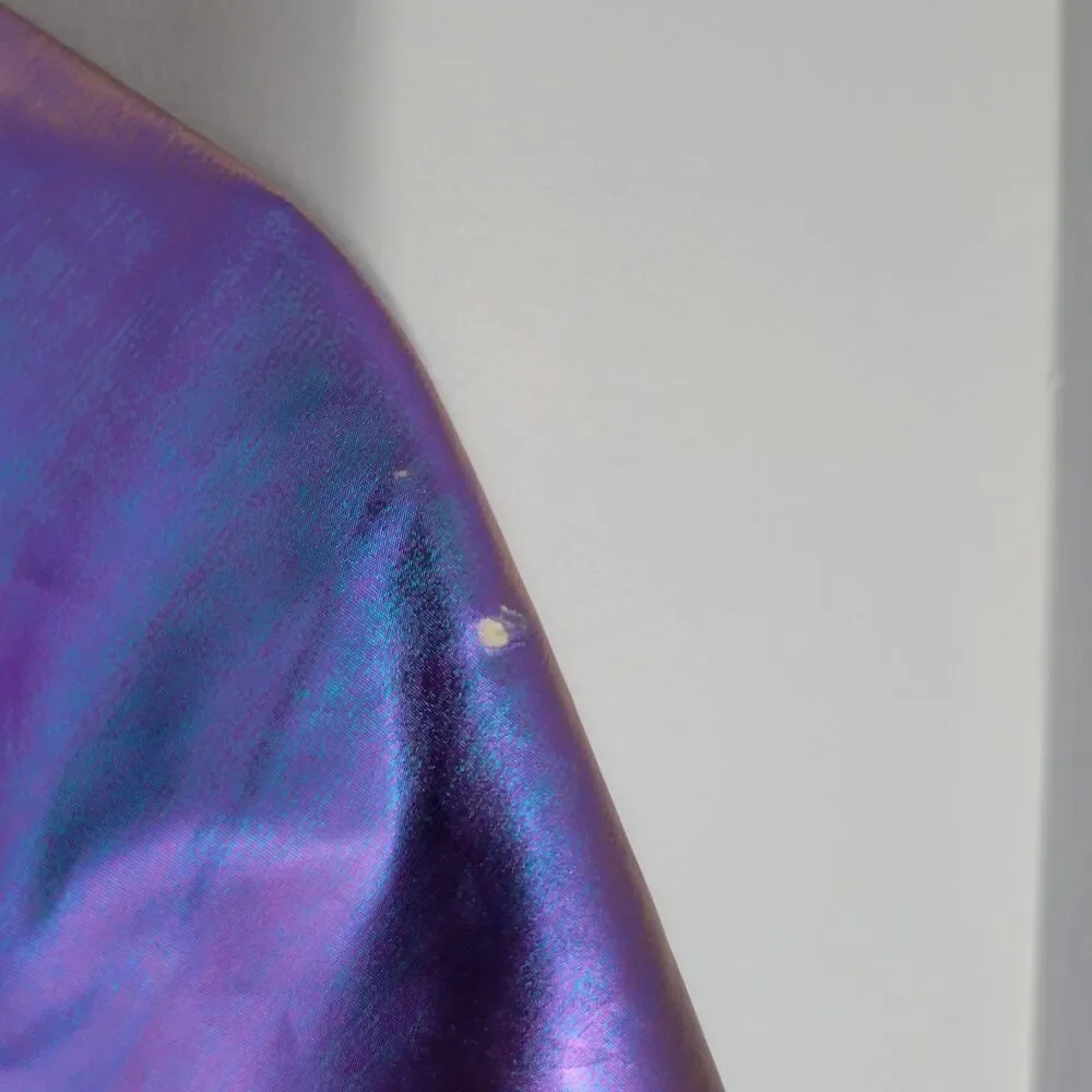 Weissman Purple Metallic One-Piece Dance Custom Jump Suit Size Large 9/10yrs